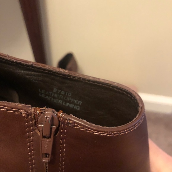 J Crew brown leather boots - Picture 4 of 9